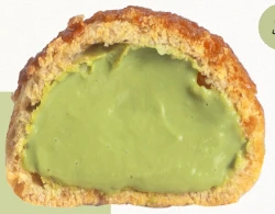 Bánh su vị matcha